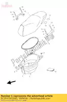 5C2F47301000, Yamaha, podwójne siedzenie komplet yamaha yn 50 2010, Nowy