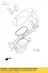 Tutaj możesz zamówić podwójne siedzenie komplet od Yamaha , z numerem części 5C2F47301000: