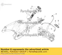 883093, Piaggio Group, Protezione moto-guzzi griso griso s e stelvio zgulsg01 zgulsu02 zgulze00, zgulzg00, zgulzu01 1200 2007 2008 2009 2011 2015 2016 2017, Nuovo