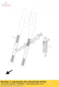 yamaha 1SL222122000 spring (k=56 blue) - Bottom side