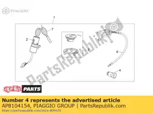 Piaggio Group AP8104154 blokada siode?ka - Dół