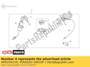 aprilia AP8104154 blokada siode?ka - Dół