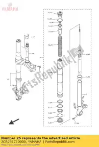 yamaha 2CR231710000 t?ok, przedni widelec - Dół