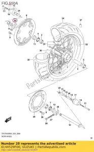 Suzuki 6144529F00 régleur, chaîne, - La partie au fond