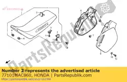 Qui puoi ordinare sedile in pelle comp da Honda , con numero parte 77101MAC860: