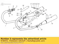 978955, Piaggio Group, expansion chamber moto-guzzi nevada nevada classic ie v 750 2008 2009 2010, New