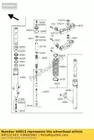 440131403, Kawasaki, tubo-horquilla interior kdx200-h1 kawasaki kdx 200 1995 1996 1997 1998 1999 2000 2001 2002 2003, Nuevo