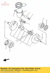 Tutaj możesz zamówić pr? T ?? Cz? Cy od Yamaha , z numerem części 5X5116510300: