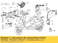 580688, Piaggio Group, wi?zka przewodów piaggio vespa et x 125 250 1996 2006, Nowy