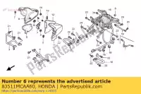 83511MCAA60, Honda, copertina, r. lato motore honda gl 1800 2001 2002 2003 2004 2005 2006 2007 2008 2009 2010, Nuovo