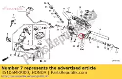 gids comp kabel van Honda, met onderdeel nummer 35106MKPJ00, bestel je hier online: