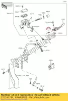 131160744, Kawasaki, 01 haste-push kawasaki  250 450 2019 2020 2021, Novo