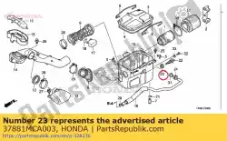 Here you can order the grommet, ta sensor from Honda, with part number 37881MCA003: