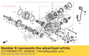 honda 21378MB0770 vulring, dwarsas (0.25) - Onderkant