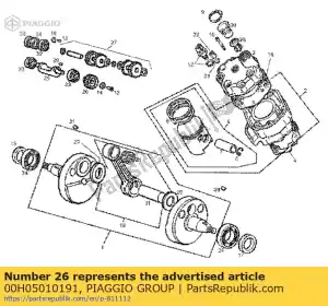 Piaggio Group 00H05010191 output - Bottom side