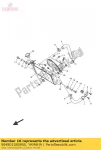 yamaha 904801580800 grommet - Bottom side