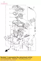 51DH35003000, Yamaha, meter assy (mph) yamaha ybr 125 2014, New