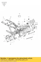 T2073115, Triumph, assy frame canadá triumph rocket iii, classic & roadster 2300 2005 2006 2007 2008 2009 2010 2011 2012, Novo