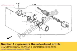 Ici, vous pouvez commander le ass. Moteur, démarrage auprès de Honda , avec le numéro de pièce 31200MERD00: