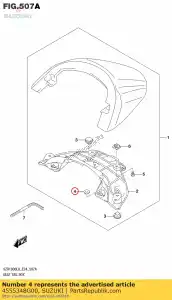 suzuki 4555348G00 ko?nierz - Dół