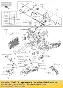 kawasaki 260311933 chicote de fiação - imagem 19 de 19