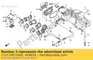 honda 17211MZ1000 filtre à air - La partie au fond