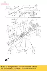 Ici, vous pouvez commander le interrupteur neutre assy auprès de Yamaha , avec le numéro de pièce 3NCH25400000: