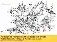 90103MGSD30, Honda, perno, brida, 12x276 honda nc  xa integra d dct xd dtc sd s x sa nc700d nc700s nc700sa nc700sd nc700x nc700xa nc700xd nc750xa 700 750 , Nuevo