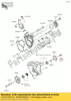 130CD0514, Kawasaki, comune flangiato a bullone kawasaki  kx 250 2004 2005 2006 2007 2008 2009 2010 2011 2012 2013 2014 2015 2016 2017 2018 2019 2020 2021, Nuovo