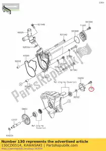 kawasaki 130CD0514 bolt-flanged common - Bottom side