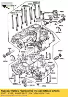 920011349, Kawasaki, bout, met flens, 8x16 z1000-k1 kawasaki gpz 1100 1985, Nieuw