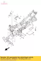 5VLF811G0100, Yamaha, Band yamaha yb ybr 125 2005 2006 2007 2008 2009 2010 2012 2014, Nieuw