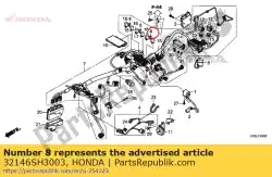 Ici, vous pouvez commander le connecteur, diode (2p) auprès de Honda , avec le numéro de pièce 32146SH3003: