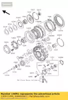 130911494, Kawasaki, holder,clutch spring vn1500-a2 kawasaki vn 1500 1988 1989 1990 1991 1992 1994 1995 1996 1997 1998 1999 2000 2001 2002 2003, New