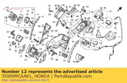 Tutaj możesz zamówić zestaw prze?? Czników, panel nawigacyjny od Honda , z numerem części 35900MCAA81: