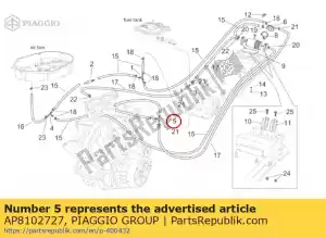 Piaggio Group AP8102727 unione a 3 vie - Il fondo