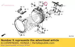 Aqui você pode pedir o colarinho em Honda , com o número da peça 61105MFND00: