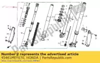 45461MEY670, Honda, przewodnik, linka pr?dko?ciomierza honda crf  r x l m crf450x crf250x 250 450 , Nowy