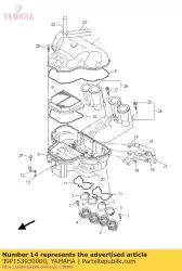 Qui puoi ordinare tubo, sfiato 2 da Yamaha , con numero parte 39P153930000: