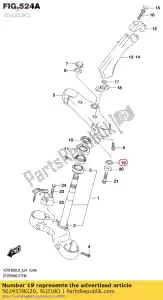 Suzuki 5624539G20 rubber,handle l - Bottom side