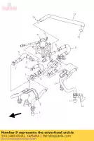 5UX148030000, Yamaha, système d'induction d'air assy yamaha xjr 1300 2007 2008 2009 2010 2011, Nouveau