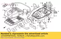 16500MW4000, Honda, aceleração de proteção de calor honda rvf  r rvf750r 750 , Novo