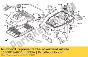 Honda 16500MW4000 aceleração de proteção de calor - Lado inferior
