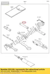 Here you can order the tool-wrench,box,8&10m from Kawasaki, with part number 921101160: