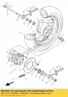 941151710D00, Yamaha, pneu (4tx) yamaha tdm 850, Novo