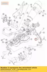 Aqui você pode pedir o manifold w. Integ. Isolamento em KTM , com o número da peça 60405008000: