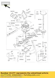 Aquí puede pedir controlador de Kawasaki , con el número de pieza 211771056: