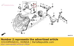 Here you can order the wire clip from Honda, with part number 33103MGSD31: