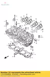 Suzuki 1310306B00 tuyau, admission no3 - La partie au fond