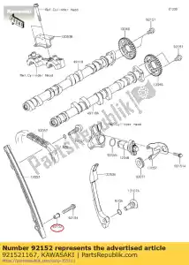 Kawasaki 921521167 collar - Bottom side